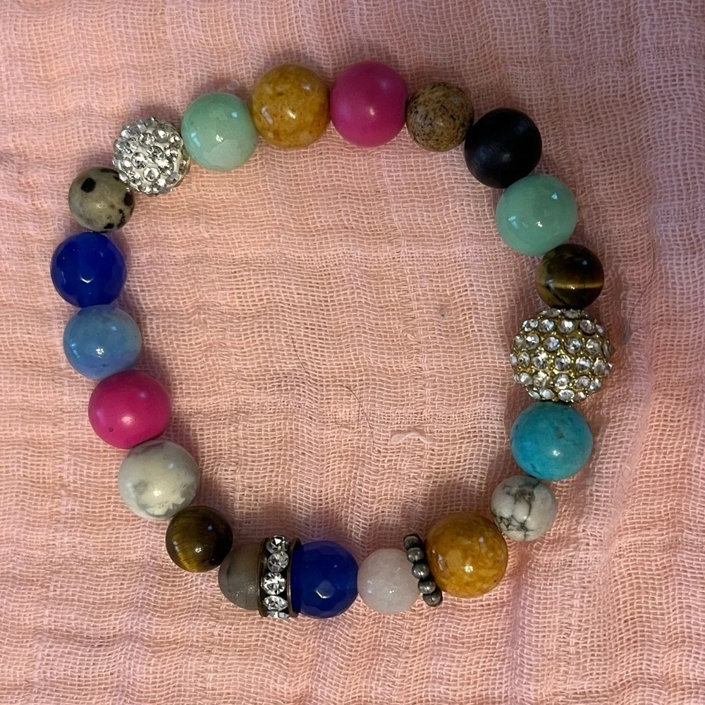 Natural stone bracelets by Rosa Lee